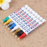 👉 Paintmarker wit rubber New 12 Colors White Waterproof Permanent Paint Marker Pen Car Tyre Tread Environmental Tire Painting Dropshipping