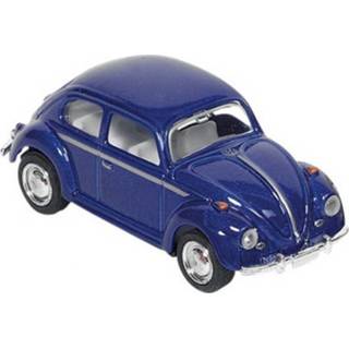 👉 Blauw metalen Welly Volkswagen Klassieke Kever 1967: 6,5 Cm 8718807410114
