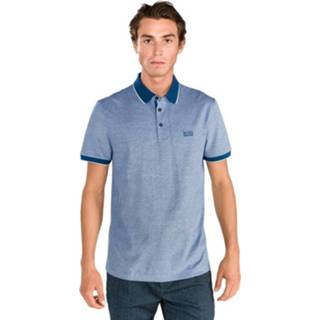 👉 Poloshirt s male blauw Polo Shirt