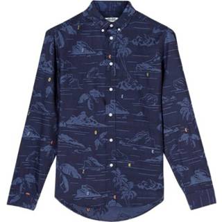 👉 Shirt male blauw