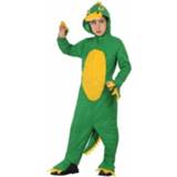 👉 Dinosaurus polyester groen jongens Rex Kostuum / Outfit Voor - Dino Pak 140 (10-12 Jaar) 8719538239562