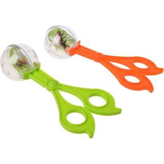 Tweezer plastic kinderen Bug Insect Catcher Scissors Tongs Tweezers For Kids Children Toy Handy