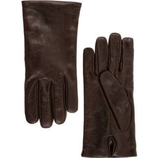 👉 Glove leather l male zwart gloves Double Question Mark 8056860012723