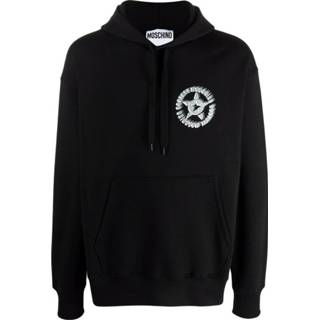 👉 Hoodie male zwart Print