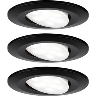 👉 Paulmann 99991 LED-inbouwlamp 18 W Neutraalwit Zwart (mat)