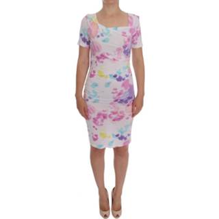 👉 Pencil vrouwen roze Printed Sheath Dress 9355692012703