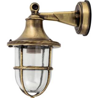 👉 Buitenlamp transparant Lichterlebnisse 406 BRASS-ANTIQUE CLEAR 9723 (wand) E27 Antiek-messing, Helder, 4251334845713