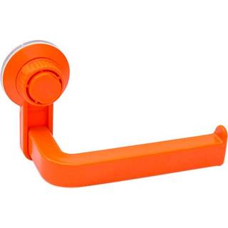 👉 Toiletrolhouder oranje active Zuignap Wandmontage Verwijderbaar rek (oranje)