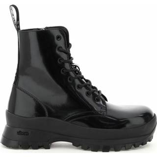 👉 Vrouwen zwart Trace lace-up Ankle Boots