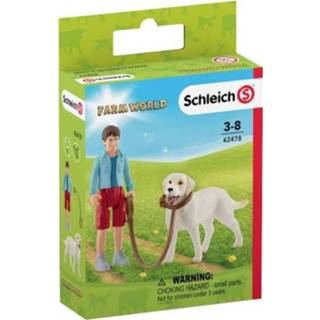 👉 Labrador retri ever Schleich Wandeling met retriever, speelgoedfiguur 42478 4055744029844 4059433310763