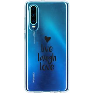 👉 Design Backcover voor de Huawei P30 - Live Laugh Love