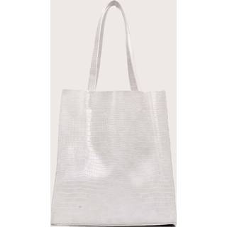 👉 Wit PU-Leer Hagedis reliëf tas