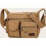 Kaki mannen Khaki Casual Cross body tas voor heren