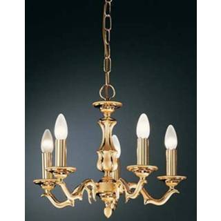 👉 Kroonluchter goud Brumberg 850535 Gloeilamp E14 40 W 4250047703228