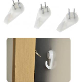Fotolijst plastic 50 Pcs Invisible Traceless Wall Mount Photo Picture Frame Nail Hook Hanger