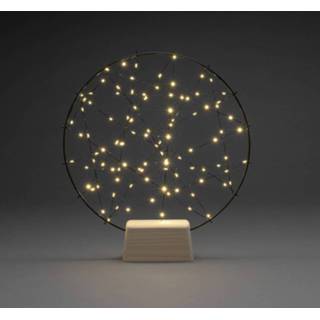 👉 Zwart Konstsmide 1783-787 LED-decor Draadframe Amber LED Dimbaar 7318307837872