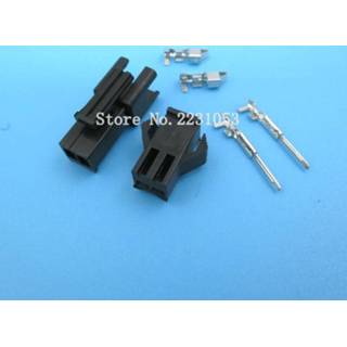 F-connector 10 Sets SM-2.54mm Pitch 2p Female and Male Header Connectors Adaptor Plug SM2.54-2P SM-2P