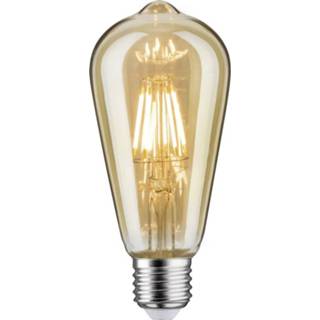 👉 Ledlamp goud Paulmann LED-lamp Energielabel A+ (A++ - E) E27 Ballon 6 W (Ø x h) 64 mm 145 1 stuk(s) 4000870285237