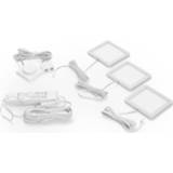 👉 Zilver wit a+ kunststof LED meubelverlichting Antony, set van 3