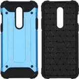 👉 Unisex blauw unicolor TPU Rugged Xtreme Backcover voor de OnePlus 8 - Lichtblauw 8719295406603