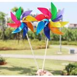 Wind spinner kinderen Lovely handmade Garden Yard Party Camping Windmill Ornament Decoration Kids Toy New