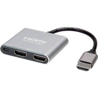 👉 Value 14.99.3585 HDMI-splitter 3840 x 2160 Pixel Zilver
