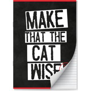 👉 Schrift active Make That The Cat Wise Schriften lijntjes - A4 Set van 2 stuks 8712048325183
