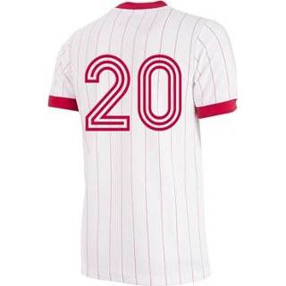 👉 Voetbalshirt katoen polen Retro WK 1982 + Nummer 20 (Boniek)