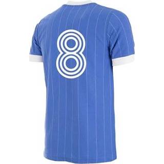 👉 Voetbalshirt katoen DDR Retro 1985 + Nummer 8