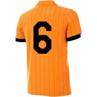 👉 Voetbalshirt polyester Nederlands Elftal Holland Retro 1983 + Nummer 6