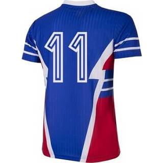👉 Voetbalshirt polyester joegoslavi Joegoslavië Retro 1990 + Nummer 11