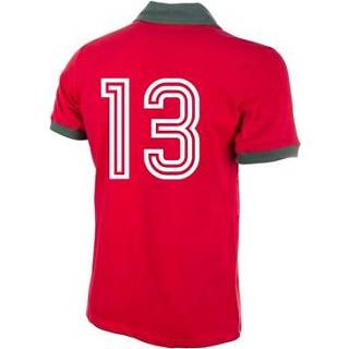 👉 Voetbalshirt katoen portugal Retro 1972 + Nummer 13 (Eusébio)