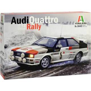 👉 Rally auto Italeri 3642 Audi Quattro (bouwpakket) 1:24 8001283036429
