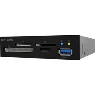 👉 Zwart ICY BOX IB-872-i3 Inbouw-geheugenkaartlezer 8.9 cm (3.5 inch) SD, Micro-SD, USB 3.0 4250078171089