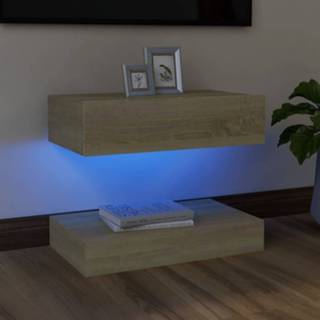 👉 Active Tv-meubel met LED-verlichting 60x35 cm sonoma eikenkleurig 8720286216811