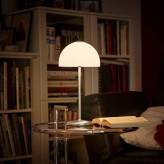 👉 Meesterwerk nikkel a+ mat BANKAMP tafellamp nikkel, hoogte 33cm