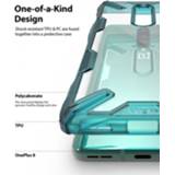 👉 Turkoois donkergroen TPU unicolor unisex groen Fusion X Backcover voor de OnePlus 8 - Turquoise Green 8809716071425