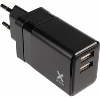 👉 Zwart unicolor unisex kunststof TPU Xtorm Volt Series - Charge Bundle USB-C Adapter 17W 8718182275124