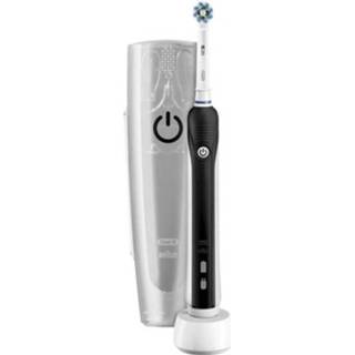 👉 Elektrische tandenborstel zwart Oral-B PRO 750 Black CrossAction Roterend / oscillerend pulserend 4210201219224