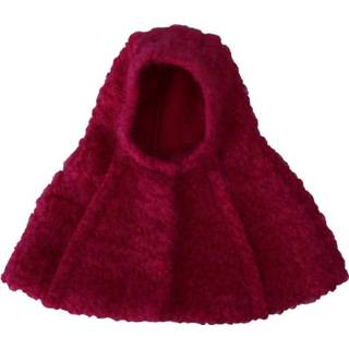 👉 Sjaal vrouwen roze Shearling Wool Hat Hooded