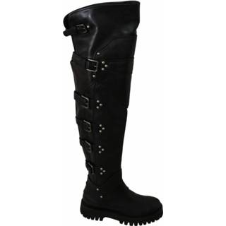 👉 Biker boot vrouwen zwart Over Knee Boots 8058091944484