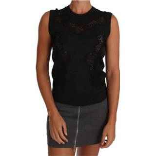 👉 Sleeveless vrouwen zwart top