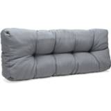 👉 Wicotex Palletkussen Basic Comfort Rugdeel Licht Grijs 120x40x10/20cm