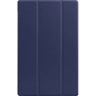 Blauw kunstleder donkerblauw unisex IMoshion Trifold Bookcase voor de Lenovo Tab M10 HD (2nd gen) - 8719295505467
