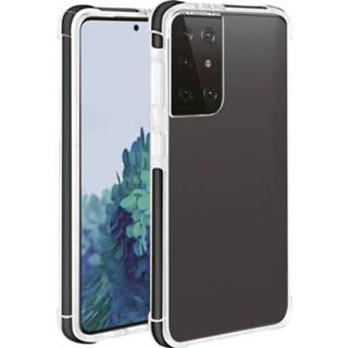 👉 Zwart transparant Vivanco Rock Solid Backcover Samsung Zwart, 4008928624144