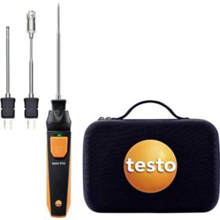 👉 Testo Temperatuursensor -20 - +50 °C Met Bluetooth voor smartphones, Met luchtsensor, Met dompel- en insteeksensor, Met oppervlaktesensor