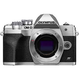 👉 Olympus OM-D E-M10 Mark IV Digitale camera 21.8 Mpix Zilver, Zwart 4K video, Beeldstabilisatie, Flitsschoen, Bluetooth, Draai- en zwenkbare display,