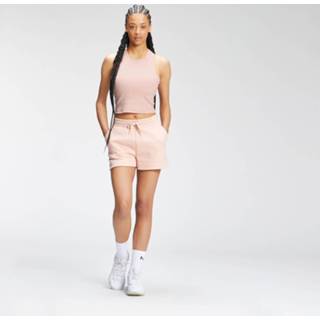 👉 MP Women's Essential Cropped Rib Vest - Light Pink - XXL