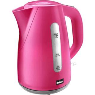 Waterkoker roze Prinz PZ-WK 1 Snoerloos Pink 4260136675756