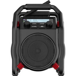 👉 Bouwradio zwart PerfectPro UBOX400R DAB+, FM Bluetooth, AUX, Stofvast 8719689465308